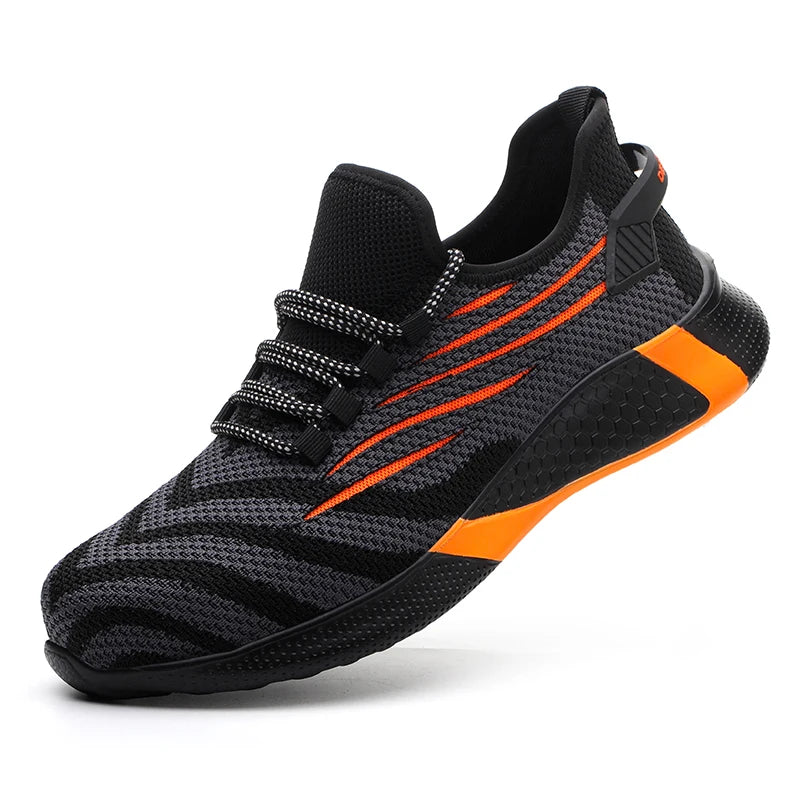 Men's Lightweight Steel Toe Work Safety Boots