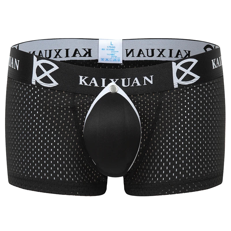 Men's Boxer Shorts with Removable Front Pad