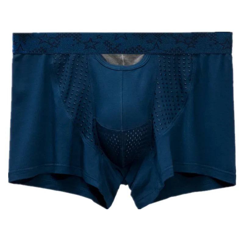 Men's Modal Boxer Shorts in Indigo