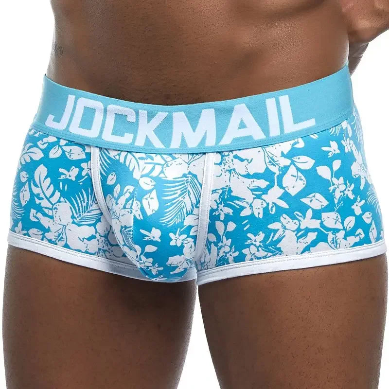 JOCKMAIL Men's Cotton Boxer Shorts Breathable