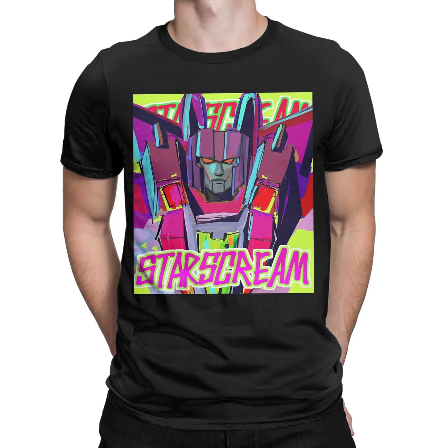 StarScream Men's Women's T Shirt Pure Cotton Graphic Printed Tee Shirt