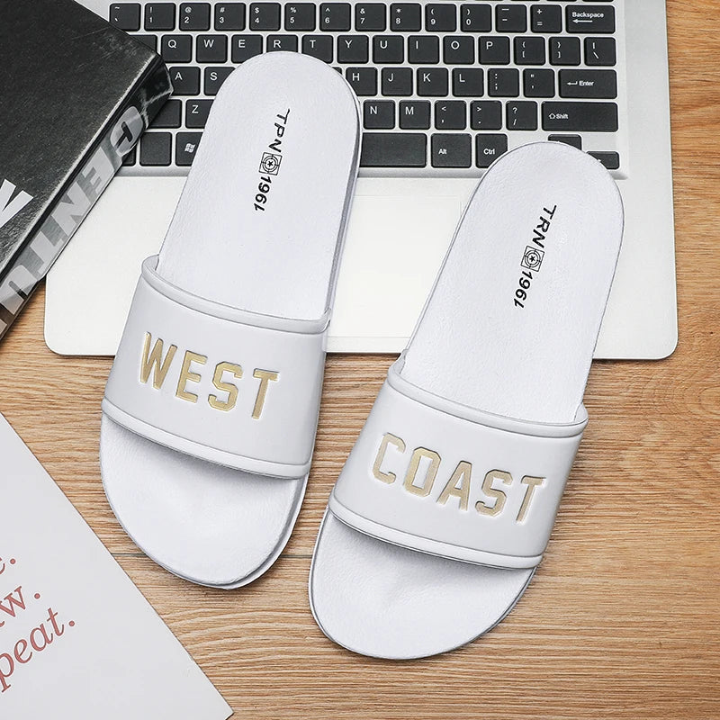 Men's Summer Indoor Outdoor Slippers Clogs with Massage Sole