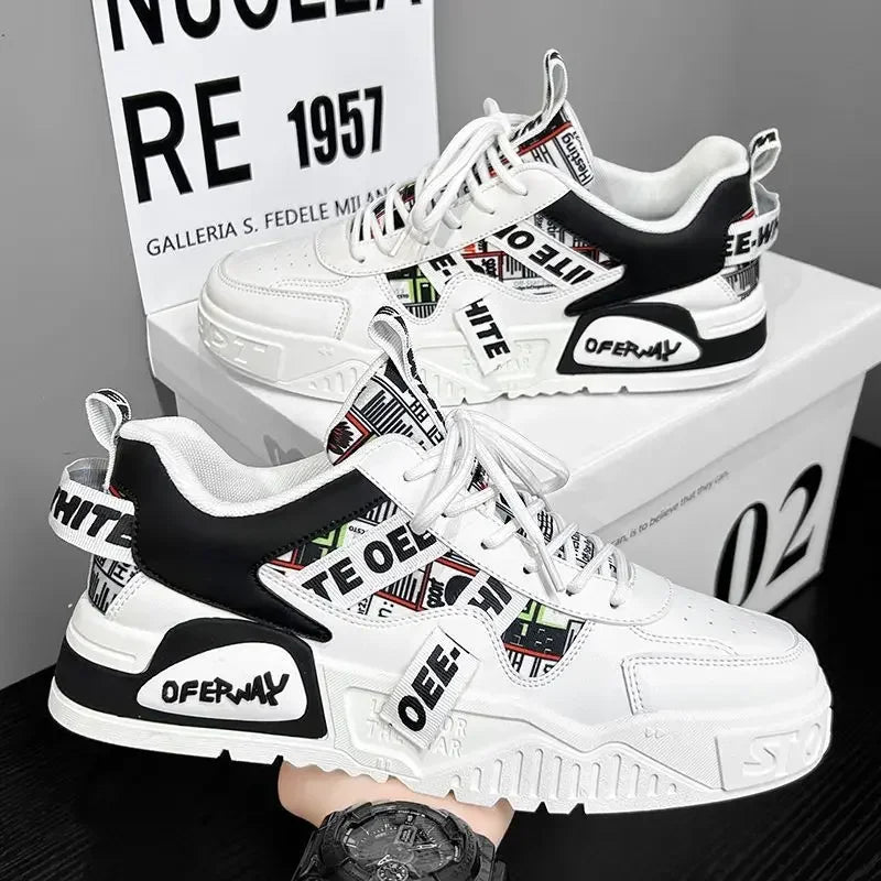 Men's Leather Sports Shoes for Summer Activities