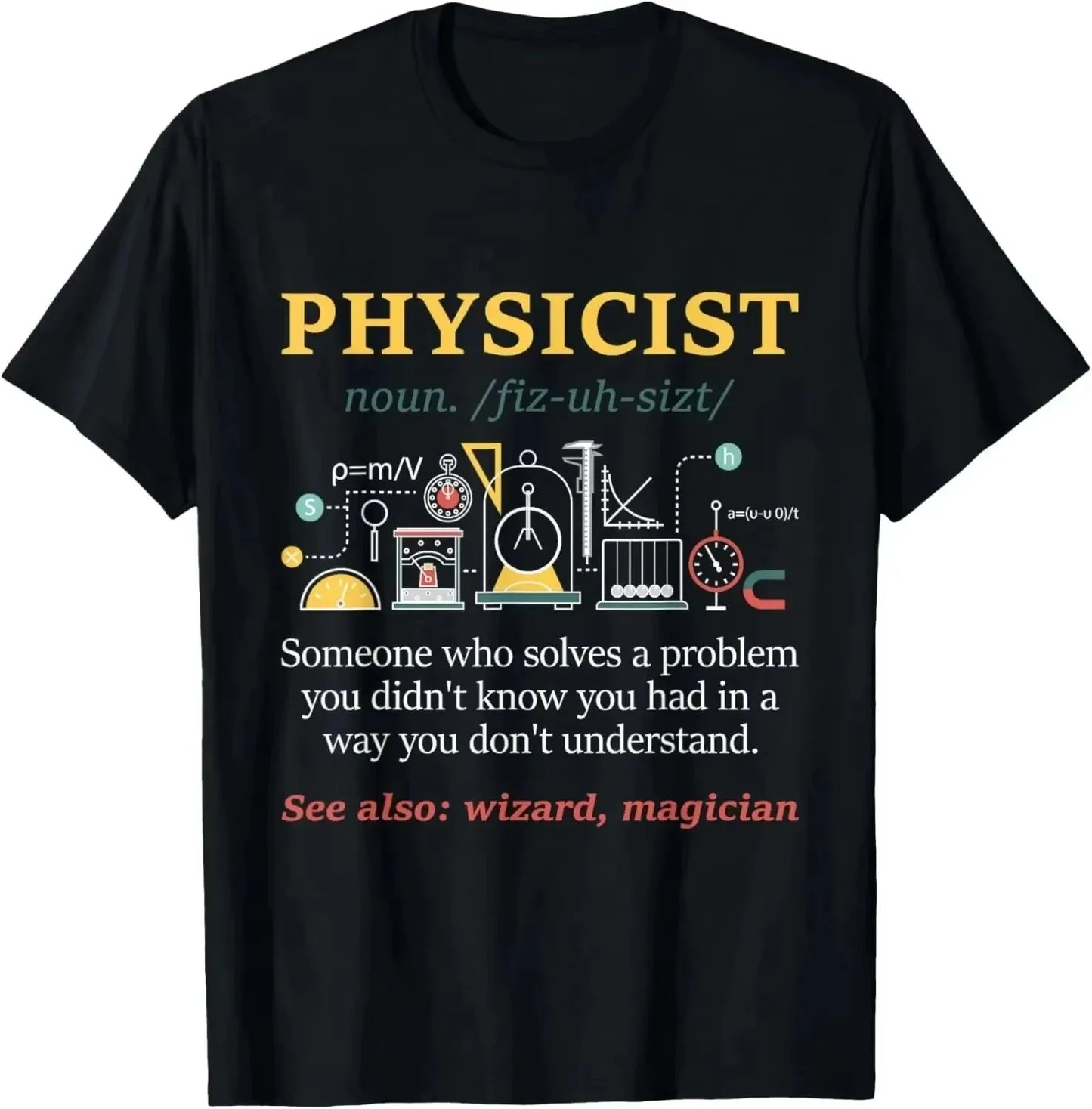 Men's Tops Quantum Physics Student Science T-Shirt Cotton Printed Graphic T Shirts Women's T Shirt Camiseta Casual Short Sleeve