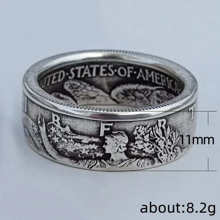 MOONBIFFY United States of America Brand Men Rings for Male Ring Jewelry Guerdelanoc