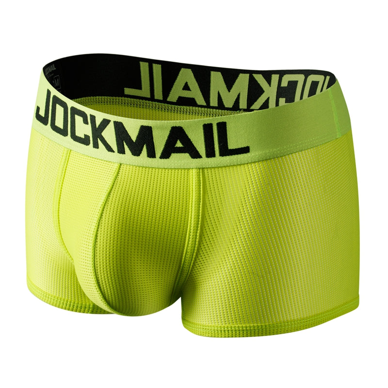 Mens Boxer Briefs Soft Nylon Underwear