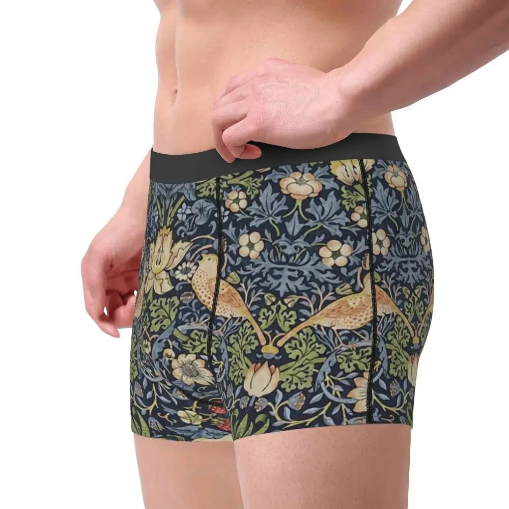 Breathable Cotton Polyester Boxer Shorts for Men