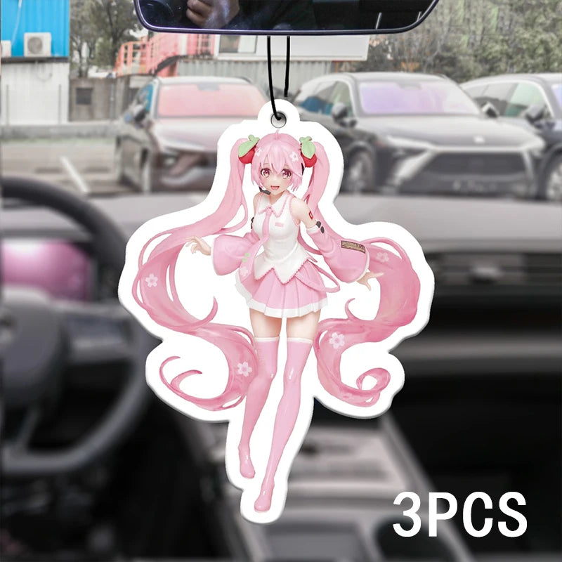 Japanese Anime Cartoon Girl Car Aromatherapy Pendant