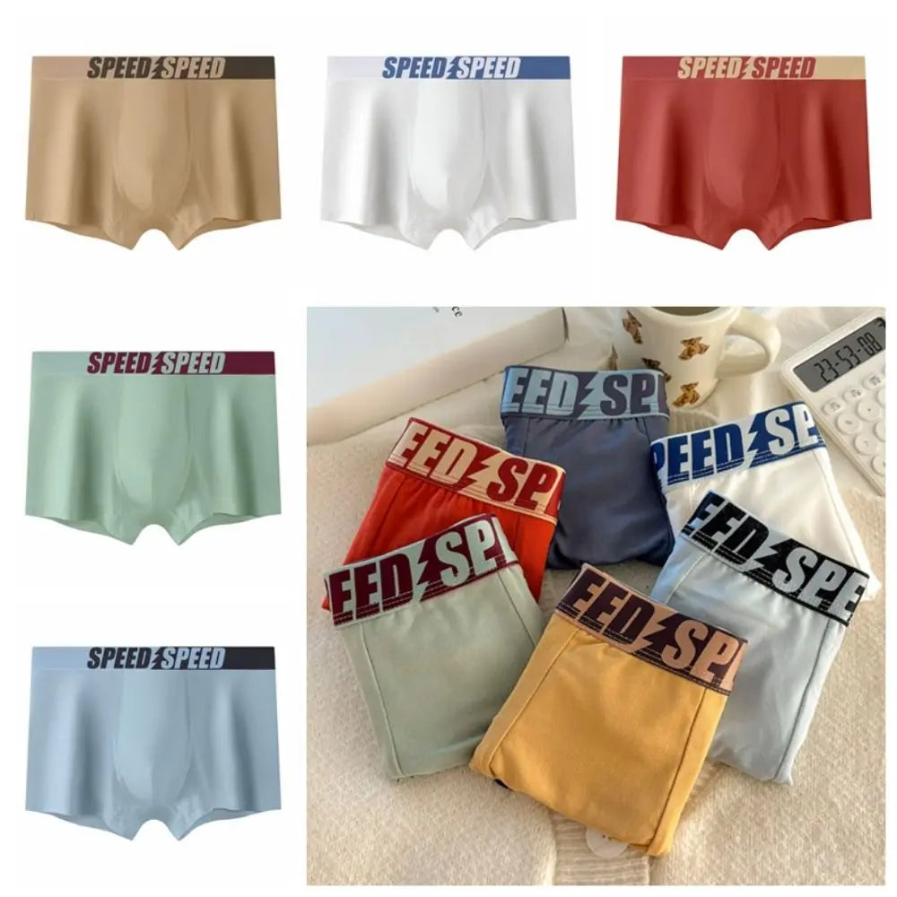 Plus Size Men's Boxer Briefs 3PCS Cotton