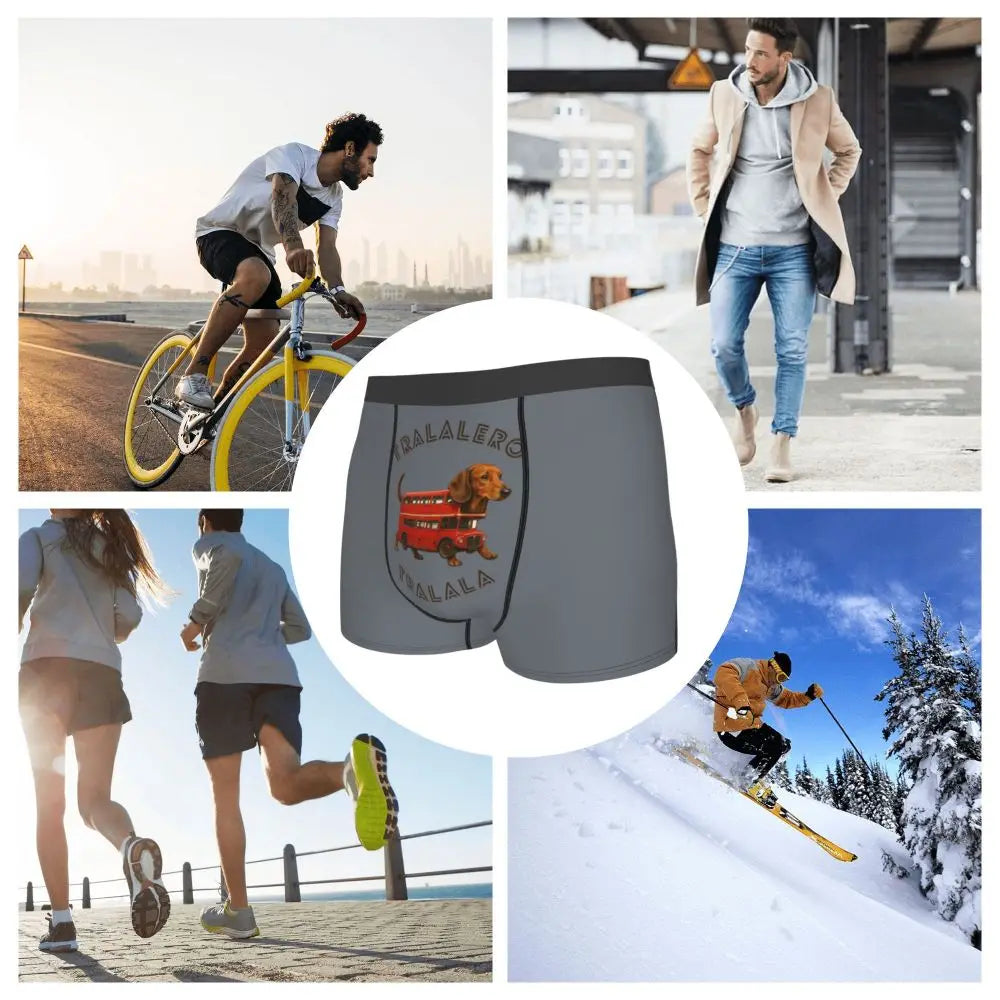Men's Boxer Shorts Brr Brr Patapim Funny Italian Brainrot