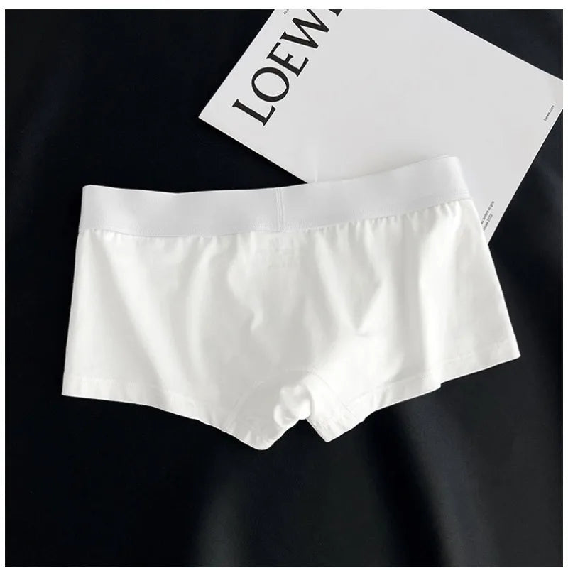 Cotton Boxers Bottoms for Men Loose U Convex Pouch Underwear 2025 Sports Shorts Man Swimming Trunks Trendy Panties Трусы Мужские