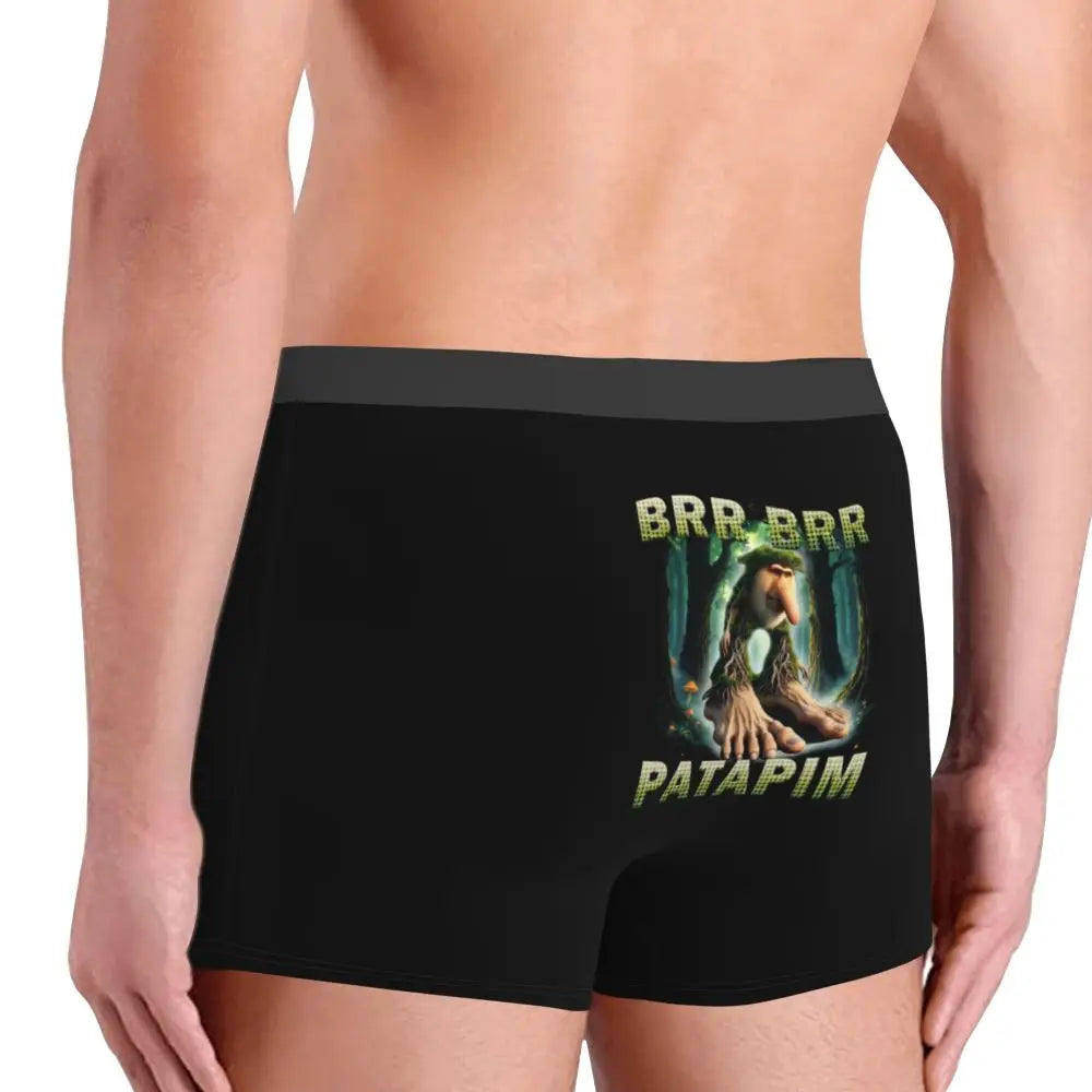 Men's Boxer Shorts Brr Brr Patapim Funny Italian Brainrot
