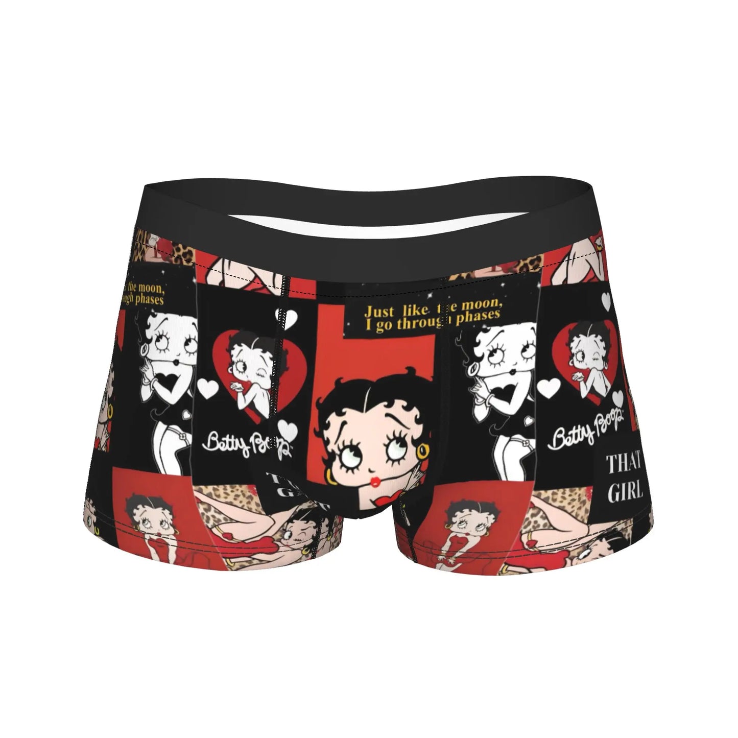 Men's Cartoon Boops Boxer Shorts Underwear