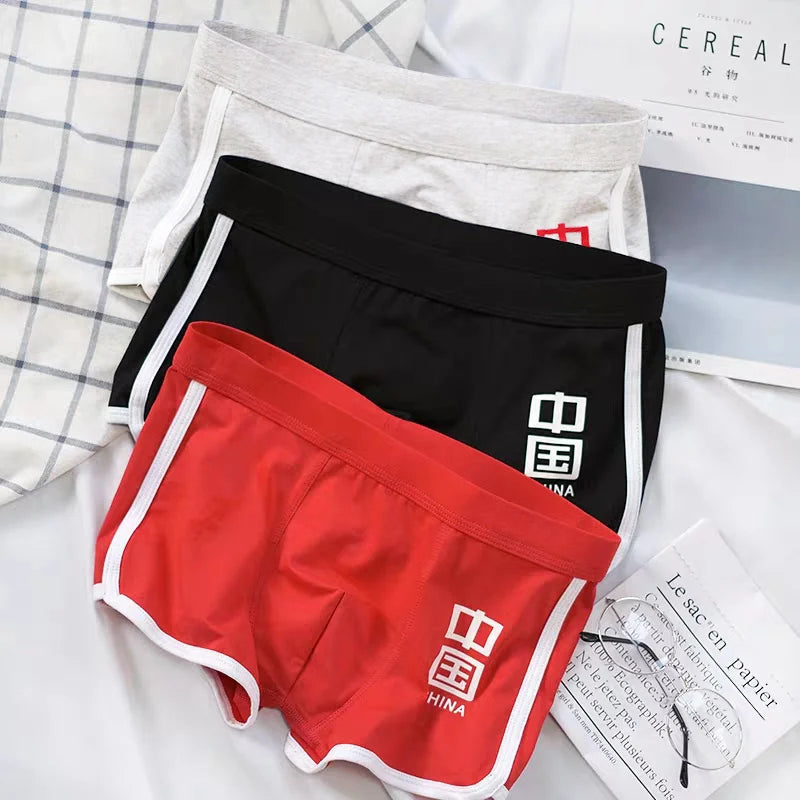 Men's Cotton Boxer Shorts Comfortable Breathable Underwear