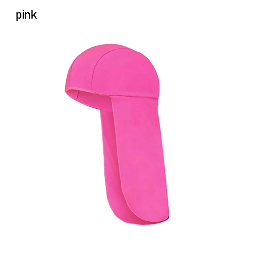 Black Polyester Cooling Cap Sun Shade Hat
