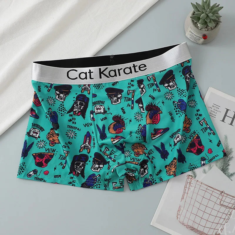 Men's Polyester Boxer Shorts Underwear
