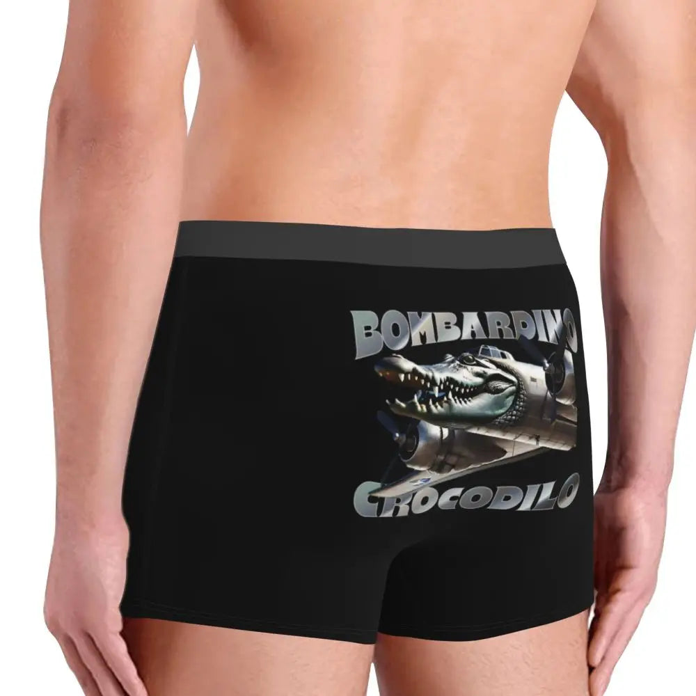 Men's Boxer Shorts Brr Brr Patapim Funny Italian Brainrot