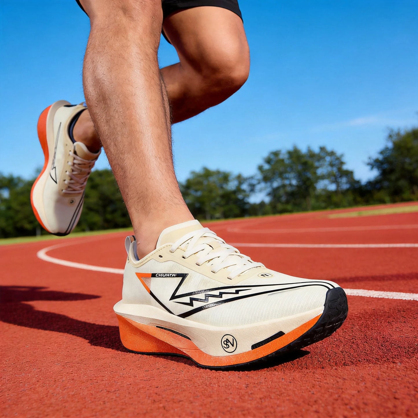 Men's Lightweight Breathable Sports Shoes with Carbon Plate