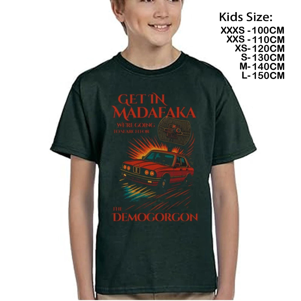 Hawkins Demogorgon Cotton T-Shirt for Boys