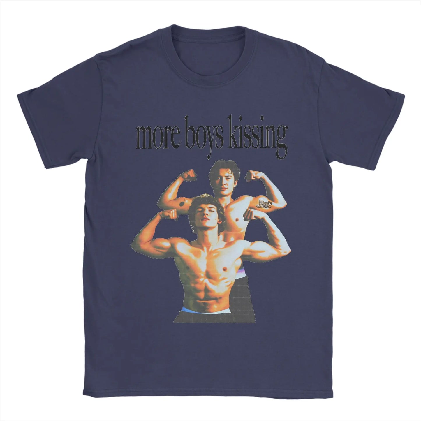 Mens T Shirt More Boy Kissing T-Shirts Hip Hop Heated Rivalry Beach Tee Shirt Y2K Basic Print Cotton Clothes Gift Idea