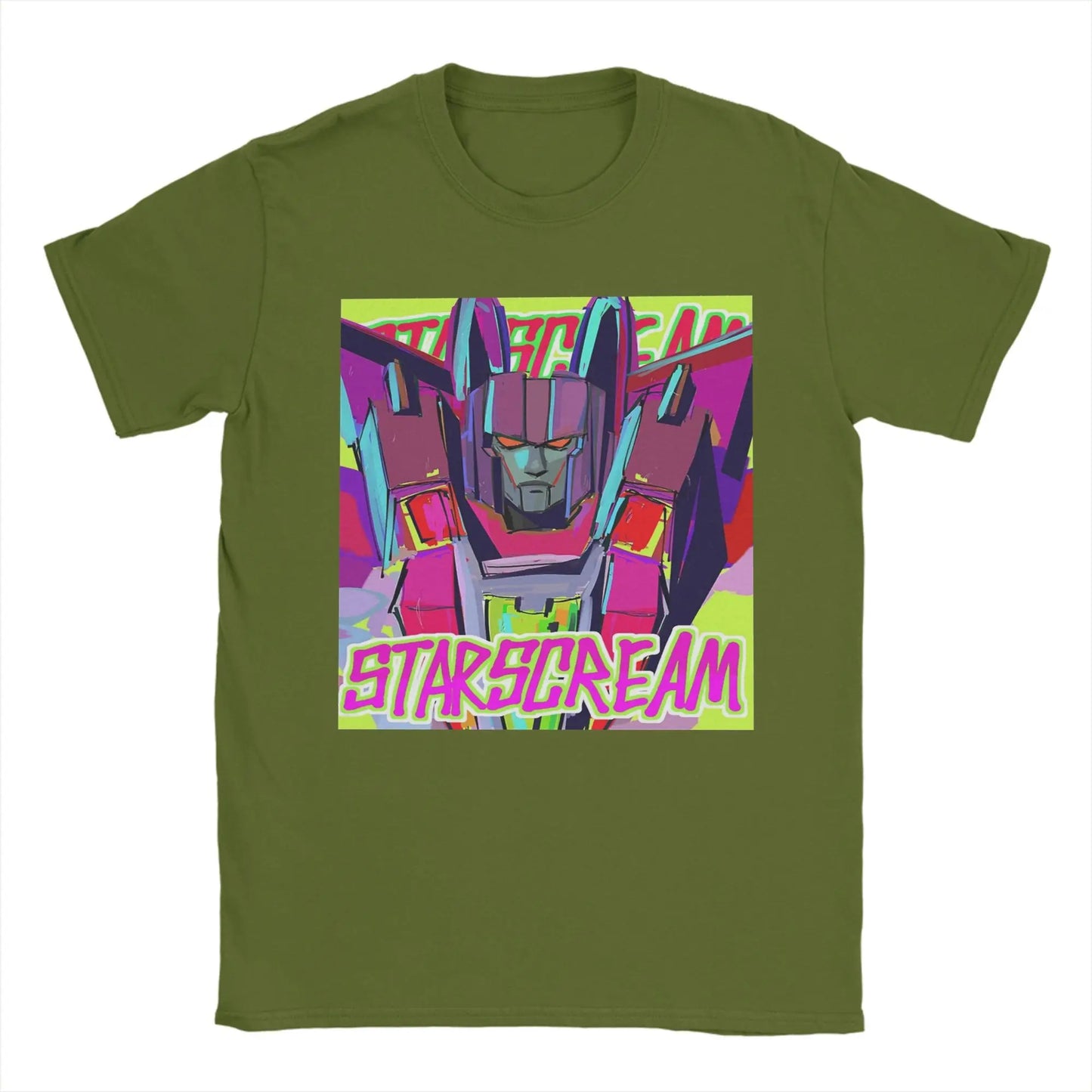 StarScream Men's Women's T Shirt Pure Cotton Graphic Printed Tee Shirt