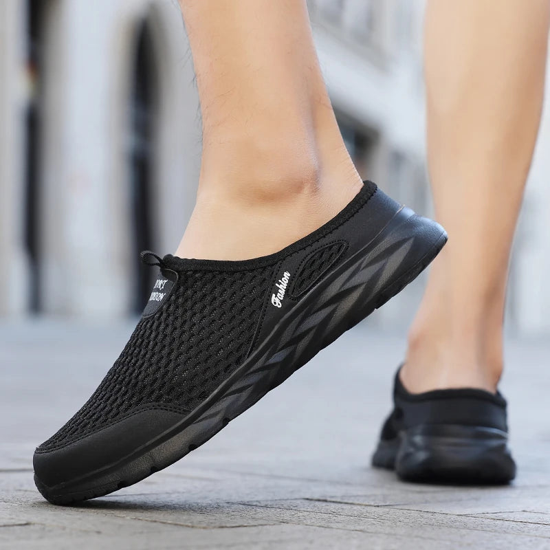 Men's Summer Breathable Mesh Casual Walking Slippers