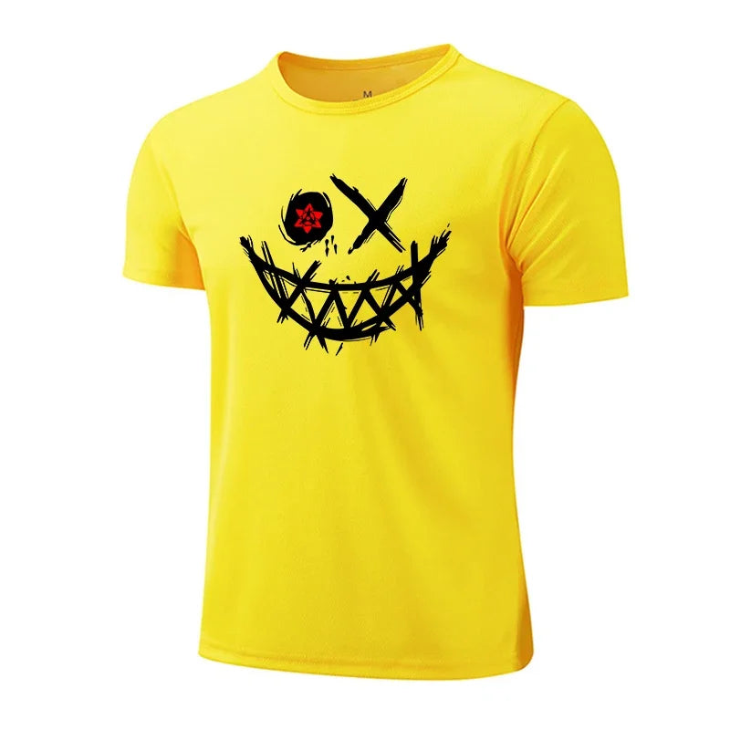 Mens Summer Exercise Training T-shirt High Quality Quick Dry Lightweight Male Casual Sports Top Outdoor Marathon Round Neck Tees