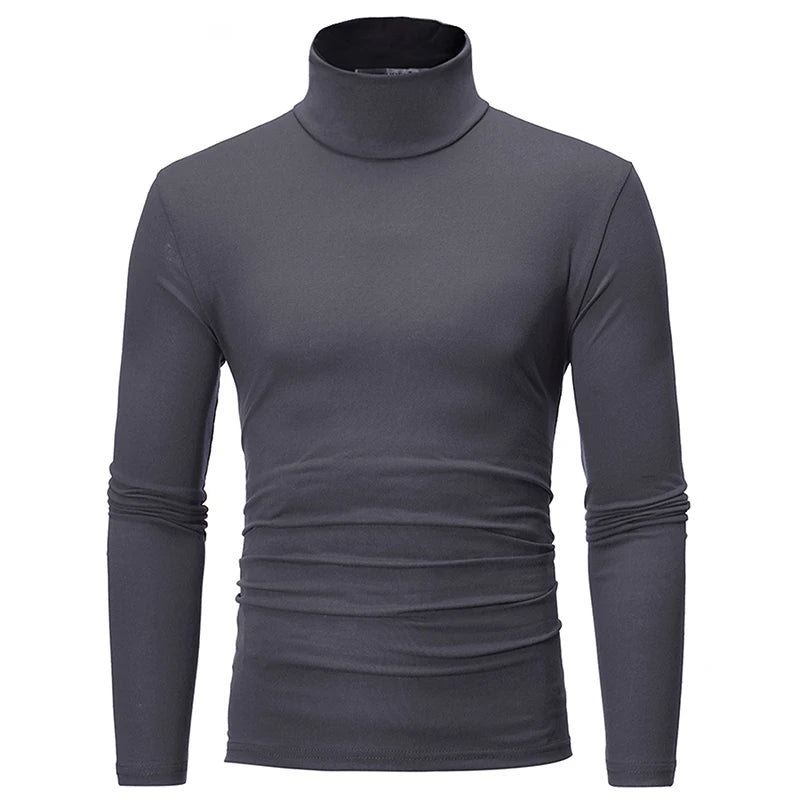 Men's Winter Thermal Shirt High Neck Slim Fit