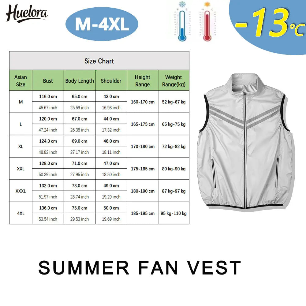 Cooling Vest Summer Workwear for Men and Women