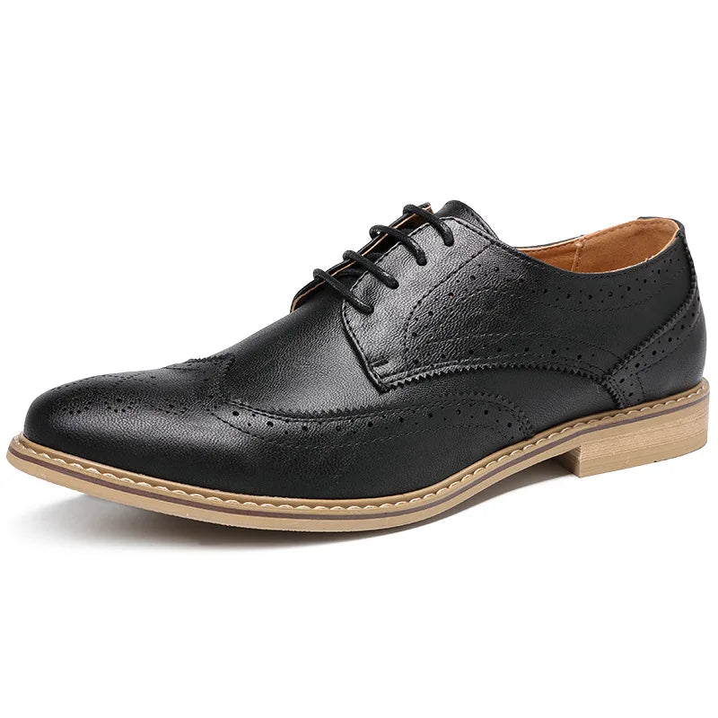 Mens Oxford Shoes for Wedding in Split Leather