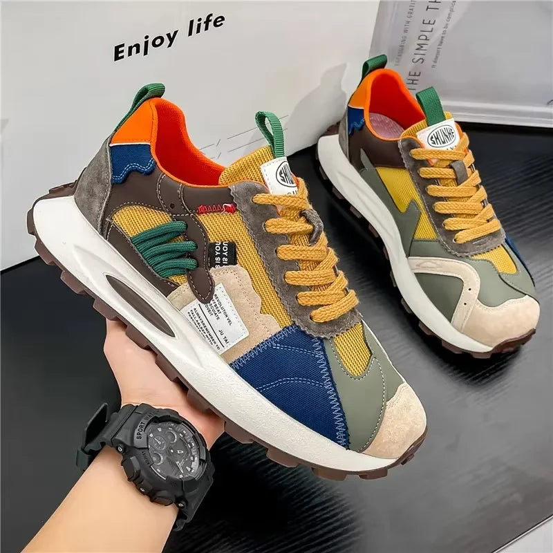 Men's Casual Running Shoes 2025 Fashion Sneakers Mesh Outdoor