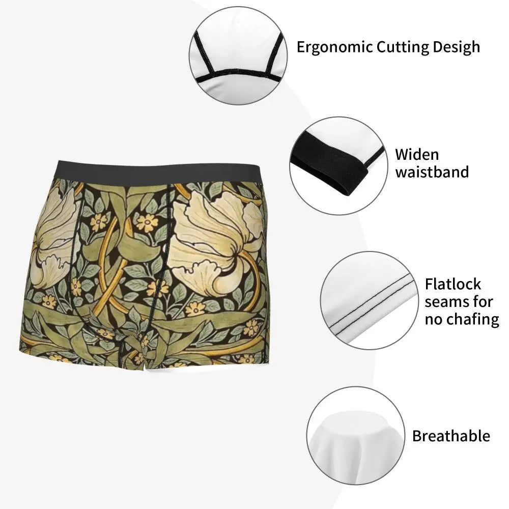 Breathable Cotton Polyester Boxer Shorts for Men
