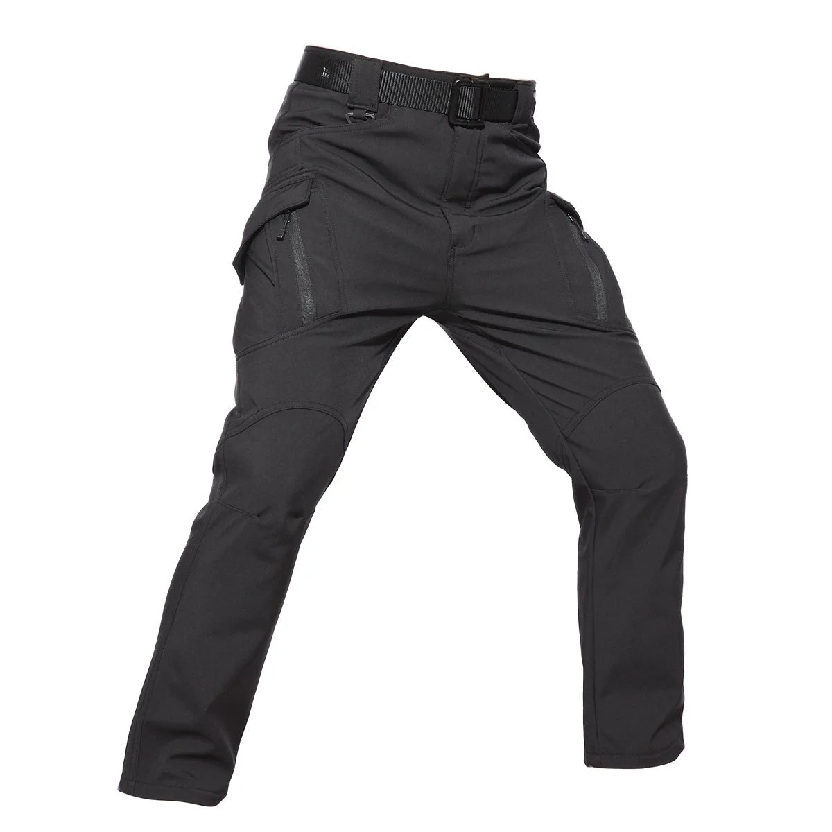 Men's Tactical Cargo Pants Waterproof Fleece Lined Winter