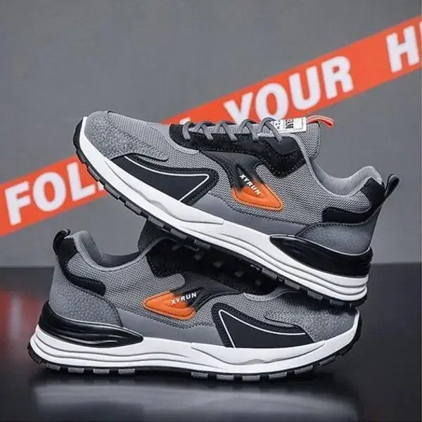 Men's Sneakers Lace-Up Air Mesh Running Shoes
