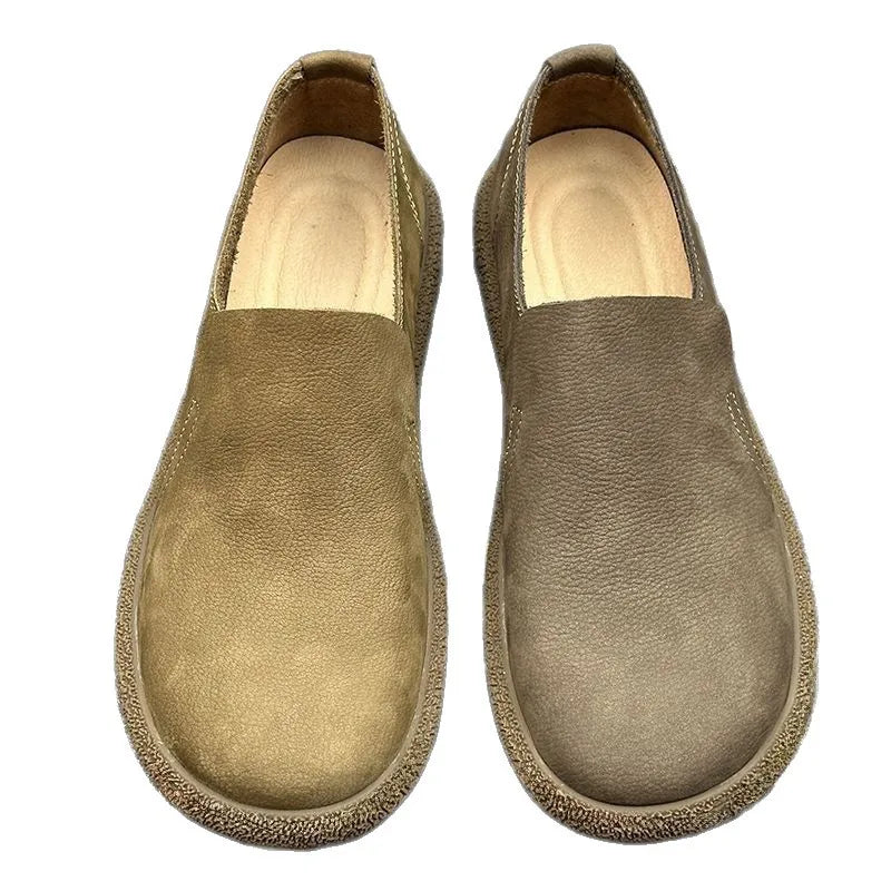 Men's Retro Casual Leather Shoes for Autumn