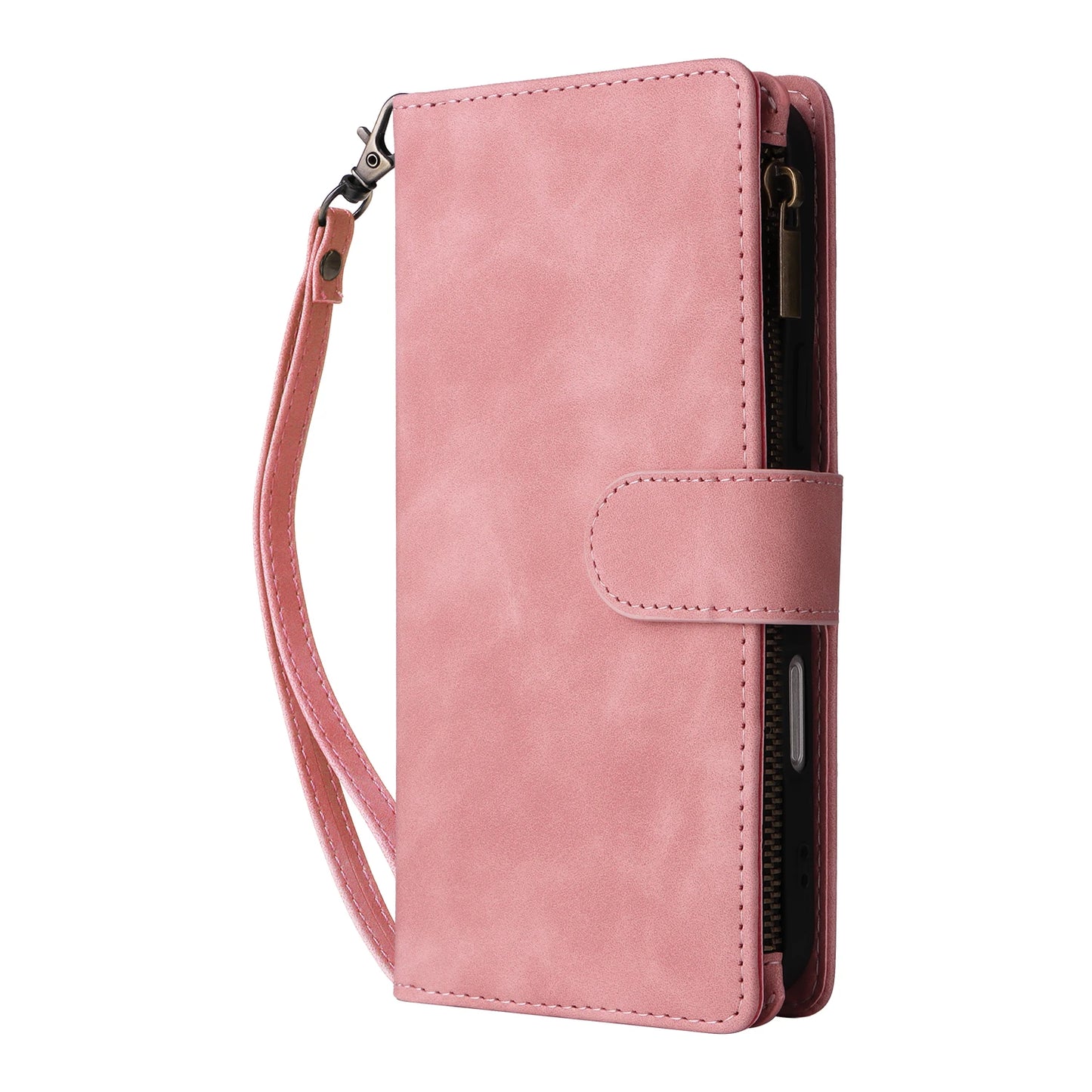Premium Leather Wallet Case For iPhone 16 15 14 13 12 11 17 Pro Max Plus Magnetic Flip Cover