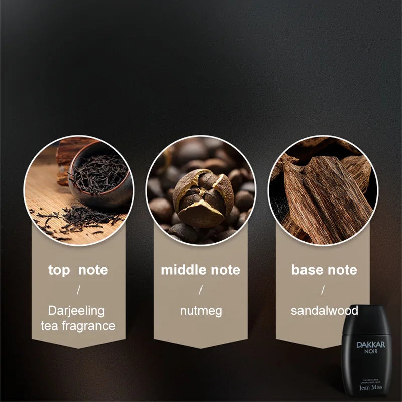 Dakkar Noir Cologne Arabian Long-lasting Fragrance