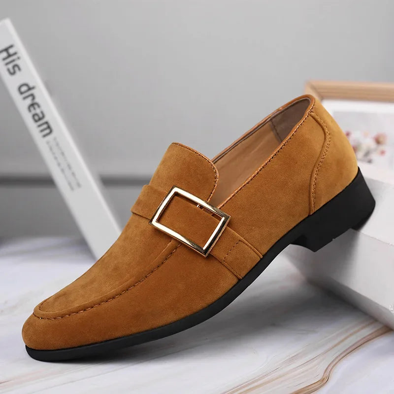 Men's Faux Suede Casual Business Loafers