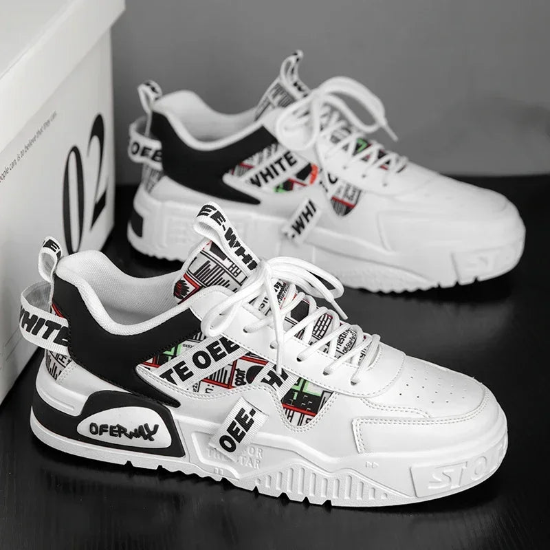 Men's Leather Sports Shoes for Summer Activities