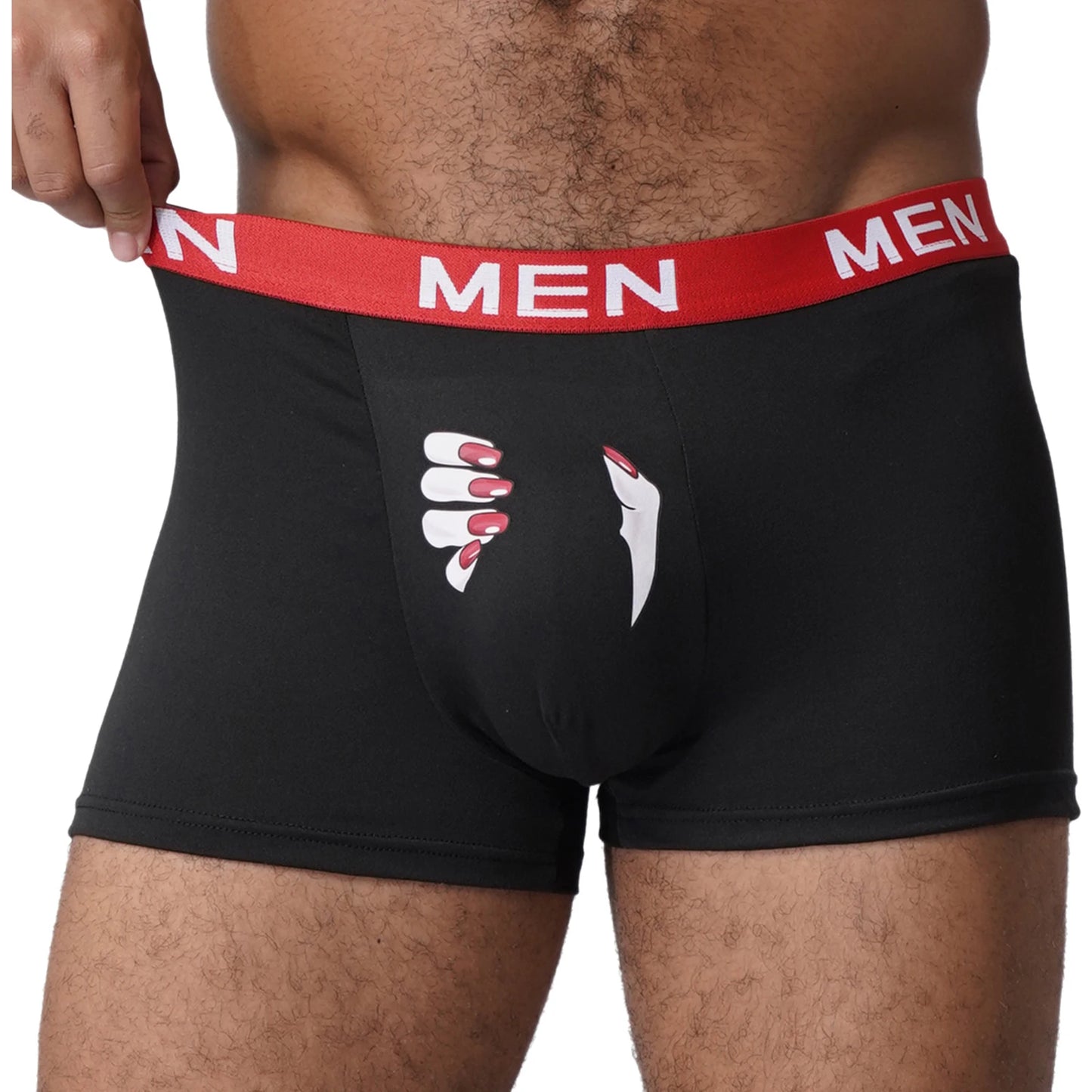 Mens Funny Print Boxer Shorts 3Pcs Set by Oyolan