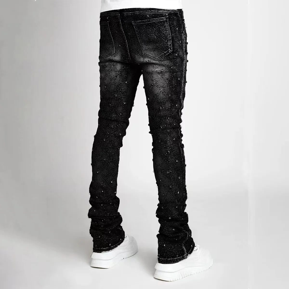 Men's Straight Denim Jeans for Spring and Summer