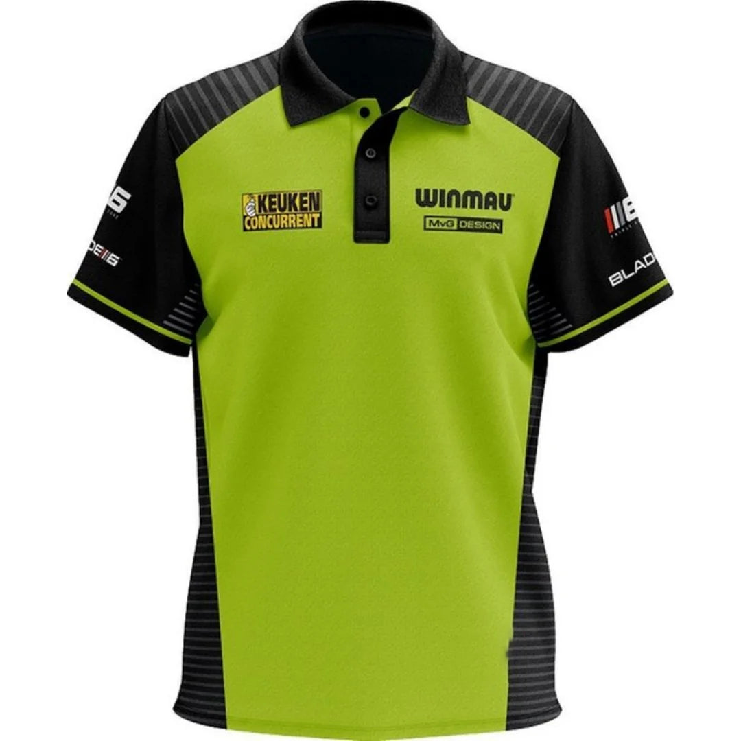Winmau Michael van Gerwen Dartshirt Darts Enthusiast POLO shirt Sports Dry Quickly Men's T-Shirt Children's Clothing Tee Woman