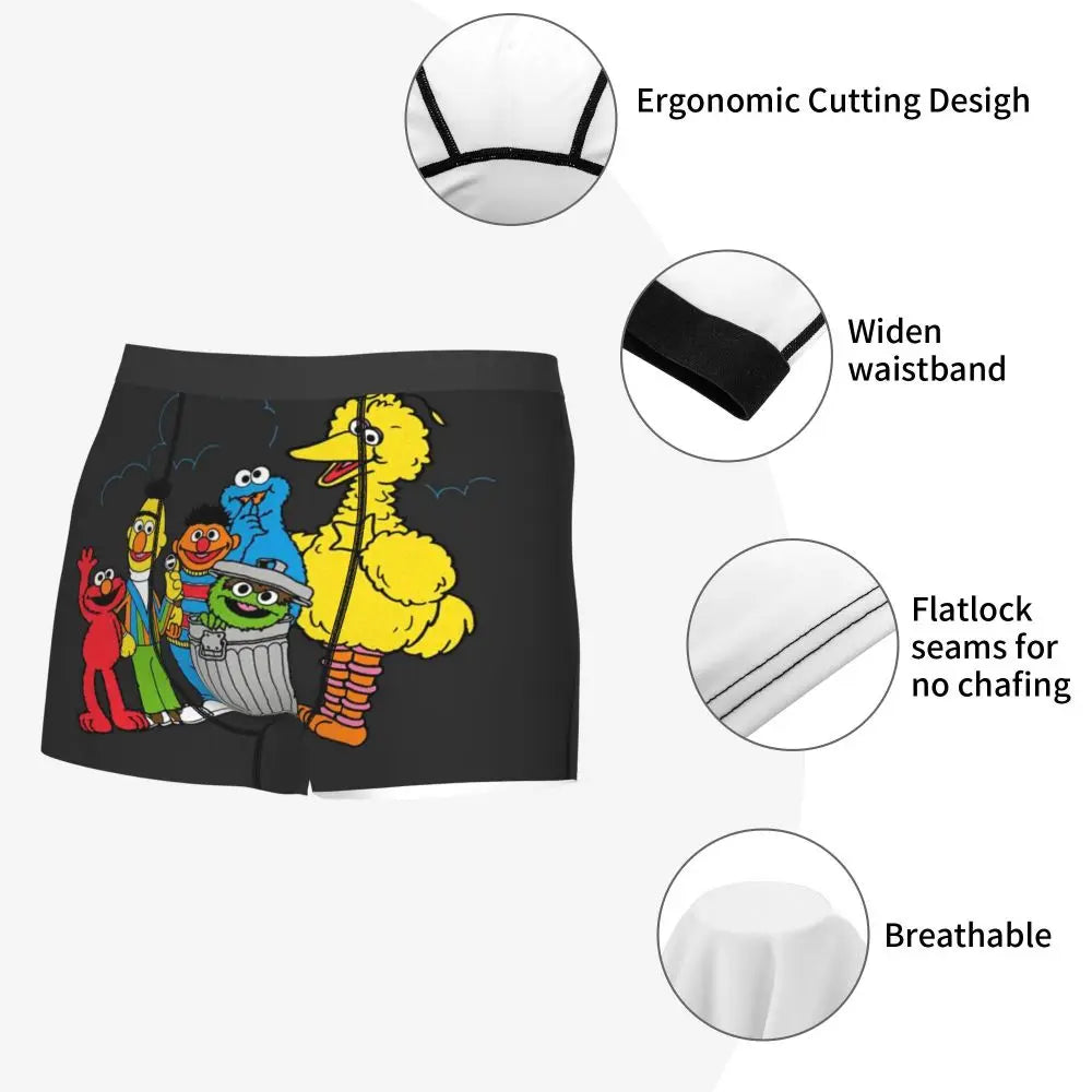Cookie Monster Boxer Shorts by MINISO