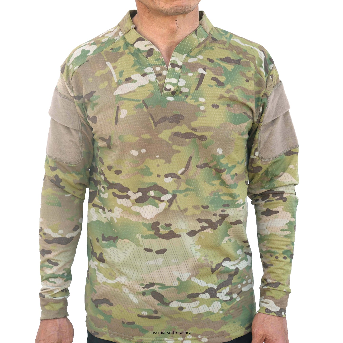 Combat Shirt Long Sleeves Men Breathable Quick Drying