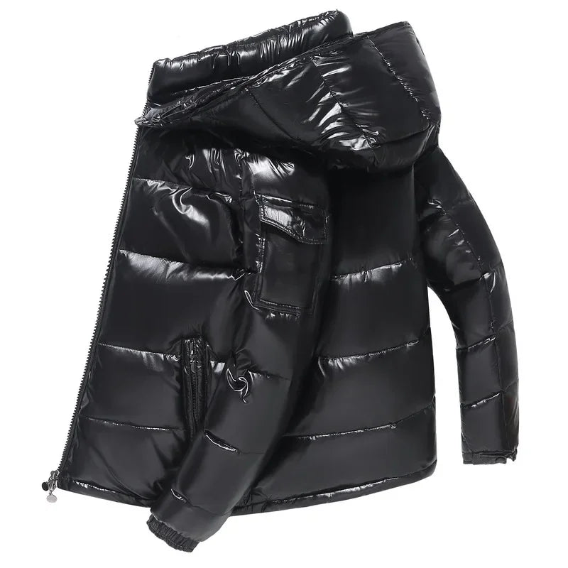 Fashionable Waterproof Short Down Male Lightweight Snow Duck Down Parka Jacket