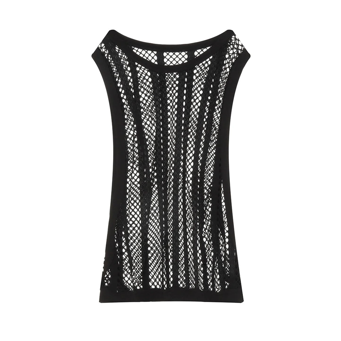 Mens Mesh Sheer Vest Bodybuilding Running Tank Tops Sexy Fishnet Fitness Sportwear Muscle Sleeveless Hollow Singlet Quick Dry