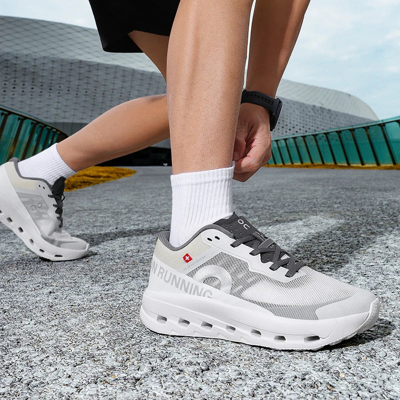 Men Sports Shoes Luxury Casual Sneakers Mesh Running Shoes Summer Lightweight Platform Fashion Basketball Walking Shoes for Men