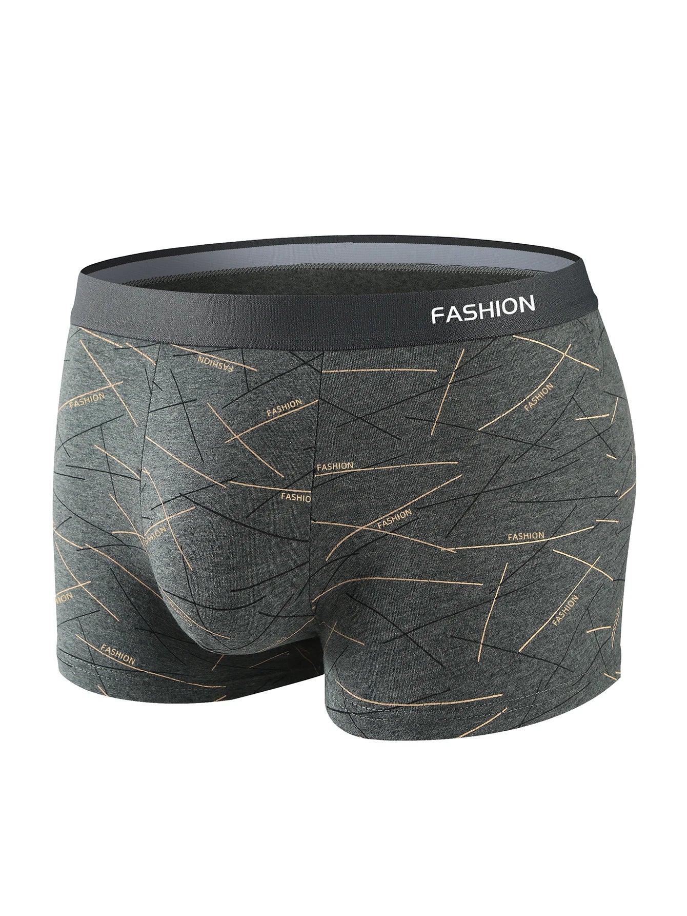 Men's Boxer Shorts, 4pcs Soft Polyester Elastane Set