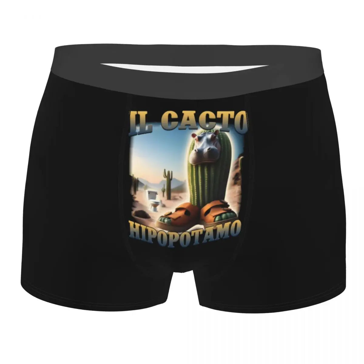 Men's Boxer Shorts Brr Brr Patapim Funny Italian Brainrot