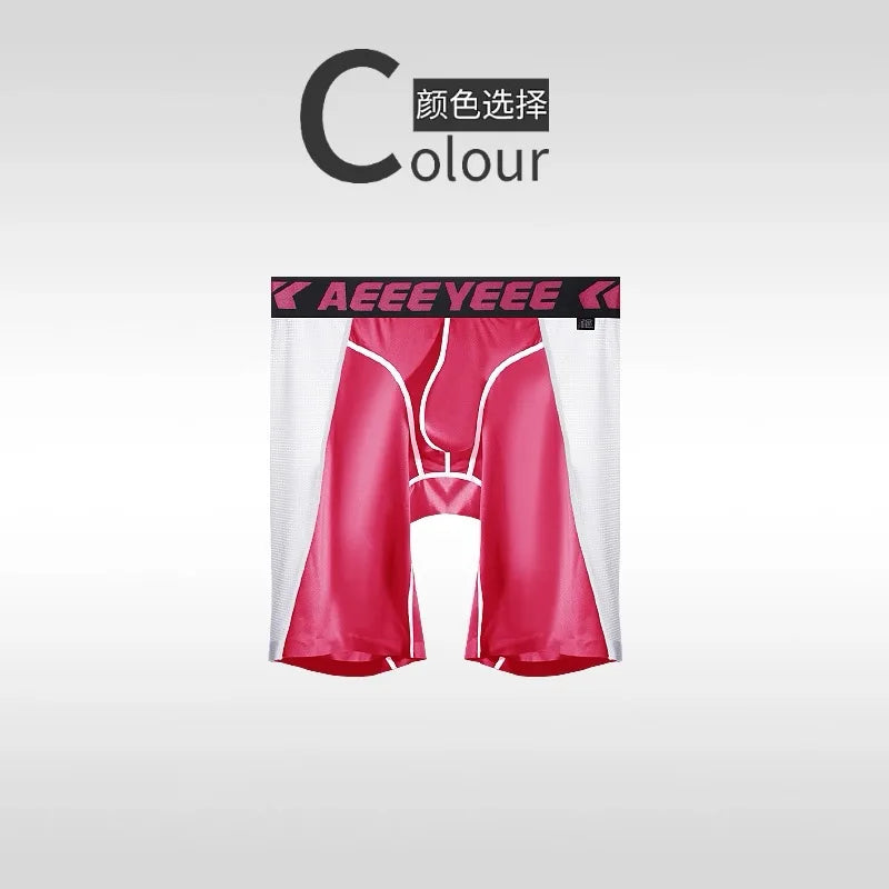 Men's Boxer Shorts for Fitness Training Cycling Underwear